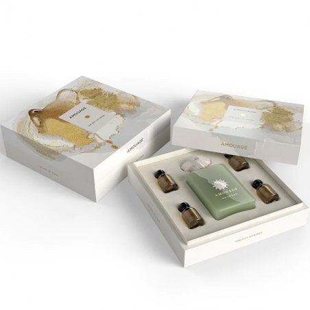 Set Amouage Meander Barbati, Eau De Parfum, 100ml 4 X Gel De Dus 25ml