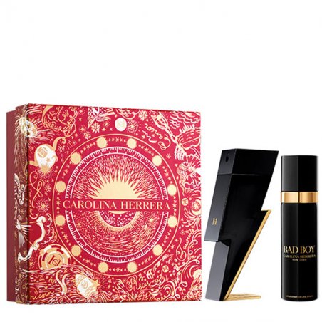 Set Carolina Herrera Bad Boy, Barbati, Eau De Toilette 100ml Deospray 150ml