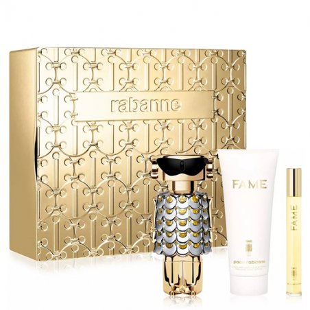 Set Paco Rabanne Fame, Femei, Eau De Parfum 80ml Lotiune Corp 100ml Eau De Parfum 10ml