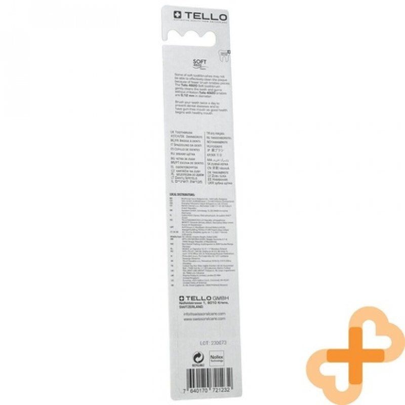 TELLO SOFT 4920 Soft-Touch Thread Toothbrush Random Color Bristles