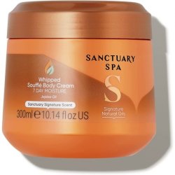 Sanctuary Spa Whipped Soufflé Body Cream No Mineral Oil Vegan Moisturizer for Dry Skin 300ml