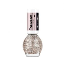 Miss Sporty Fireworks Coat Nail Polish with Gold Flakes