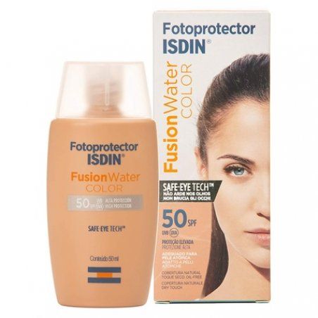 ISDIN Fotoprotector Fusion Water Color SPF 50 Natural Color Face Sunscreen 50ml