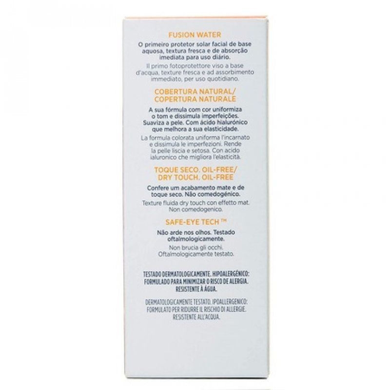 ISDIN Fotoprotector Fusion Water Color SPF 50 Natural Color Face Sunscreen 50ml