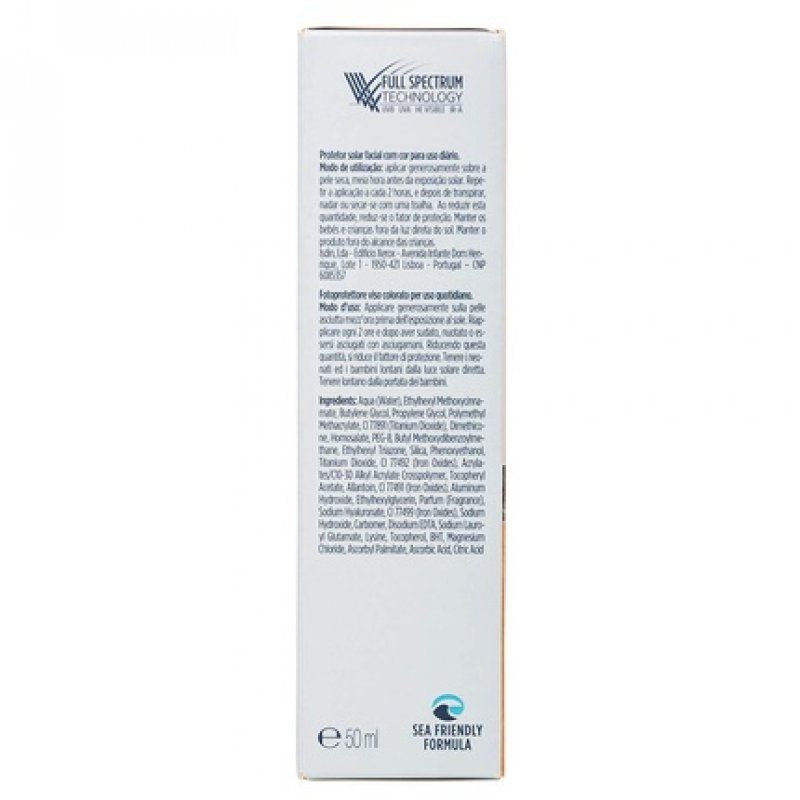 ISDIN Fotoprotector Fusion Water Color SPF 50 Natural Color Face Sunscreen 50ml