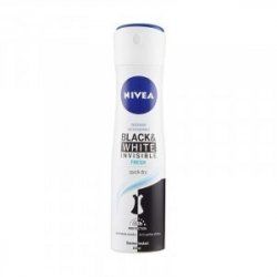 NIVEA Women's Deodorant Spray Invisible For Black & White Fresh 150ml