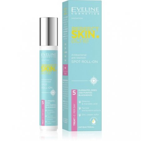 Eveline Perfect Skin Acne Spot Roll-On Imperfections Problematic Skin 15ml