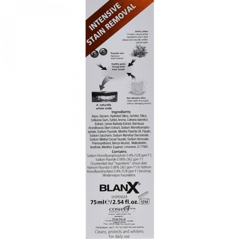 Blanx Stain-Resistant Toothpaste 75ml