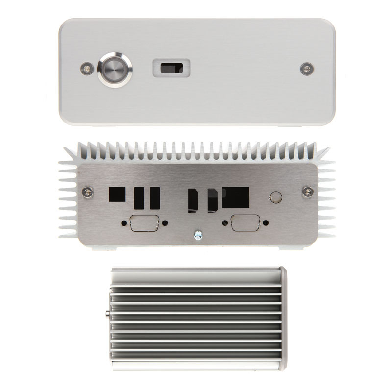 Impactics compatible D1NU1-S Intel NUC Gehäuse - silber