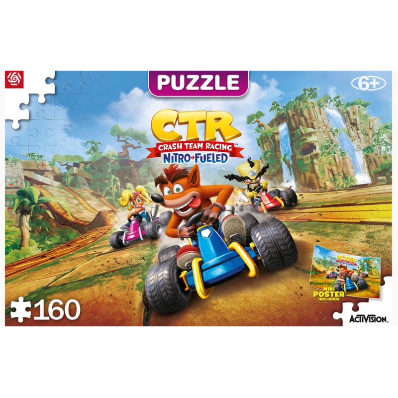 KIDS: CRASH TEAM RACING NITRO-FUELED PUZZLES - 160