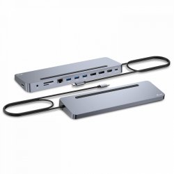 I-TEC USB-C ERGO DOCK + CHARGER 3X LCD + CHARGER 100W (BUNDLE)