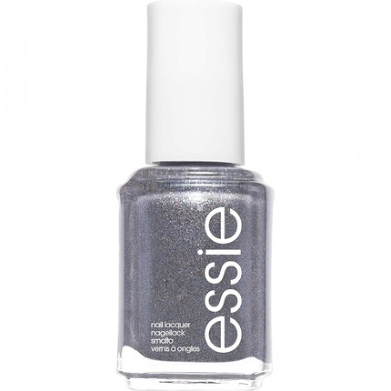 Essie Cosmetics Glitters 2018 Collection Stay Up Slate Dark Grey Glitter Nail Polish 13.5ml