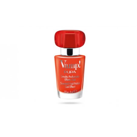 PUPA Milano Vamp! Scented Nail Polish Gel Effect vernis à ongles 9 ml Orange