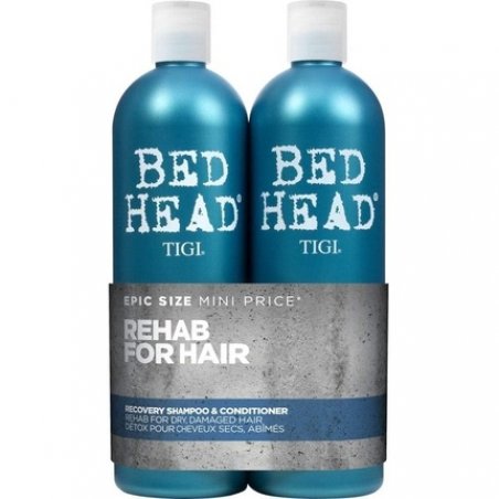 Bed Head by TIGI Recovery Shampoo and Conditioner Set Professional Moisturizing Hair Repair Treatment 2x750ml
