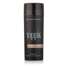 Toppik Hair Fibers Light Brown Natural Keratin Fibers for Fuller Looking Hair 27.5g - Single Pack