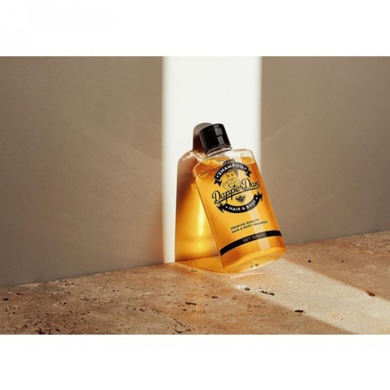 Dapper Dan Hair and Body Shampoo Men's Daily Strengthening Shampoo with Vitamin B5 300ml
