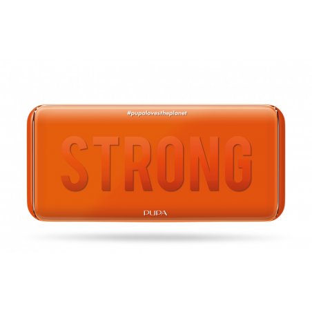 Pupa Strong Cosmetic Bag 004 Orange Face and Eye Palette 12g