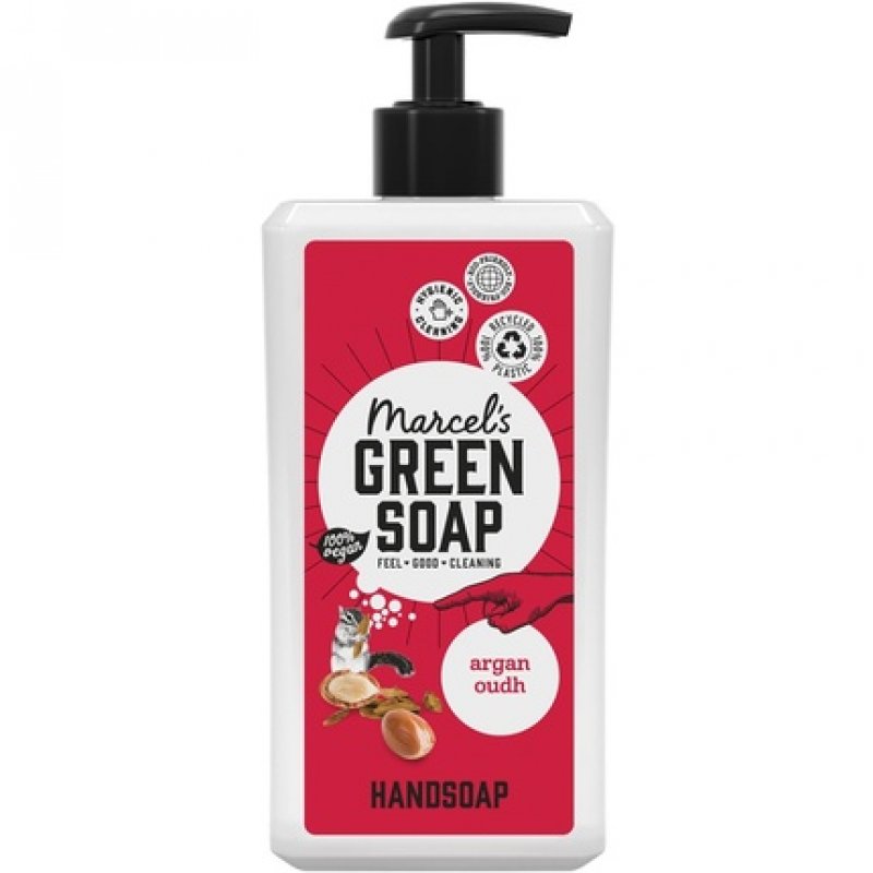 Marcel's Green Soap Hand Soap Argan & Oudh Handwash Dispenser 500ml