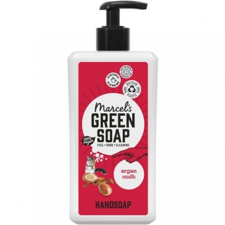 Marcel's Green Soap Hand Soap Argan & Oudh Handwash Dispenser 500ml
