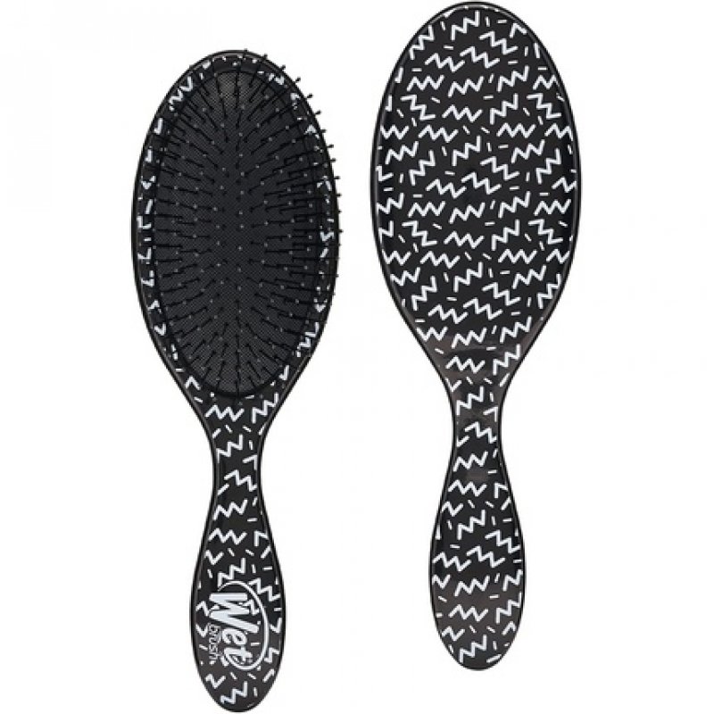 Wet Brush Original Detangler Hipster Brush Diagonal Checkers for Unisex - 1 Hair Brush