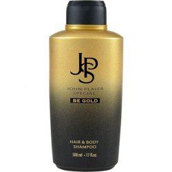 John Player Special JPS BE GOLD Hair & Body Shampoo 500ml