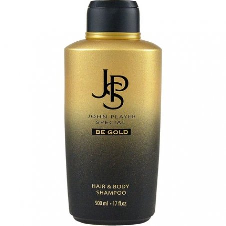 John Player Special JPS BE GOLD Hair & Body Shampoo 500ml