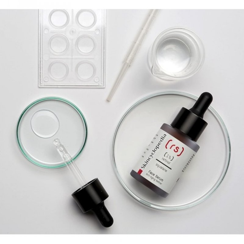 Skincyclopedia 1% Retinol Serum with Hyaluronic Acid, Matrixyl and Squalane - Acne Prone and Oily Skin Moisturizer,