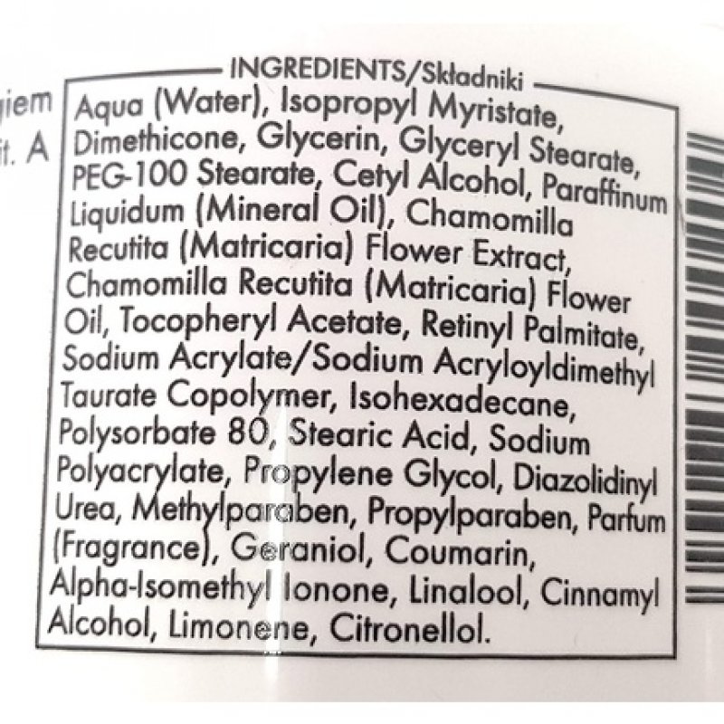 Ziaja Chamomile Cream 100ml - Moisturizing Cream