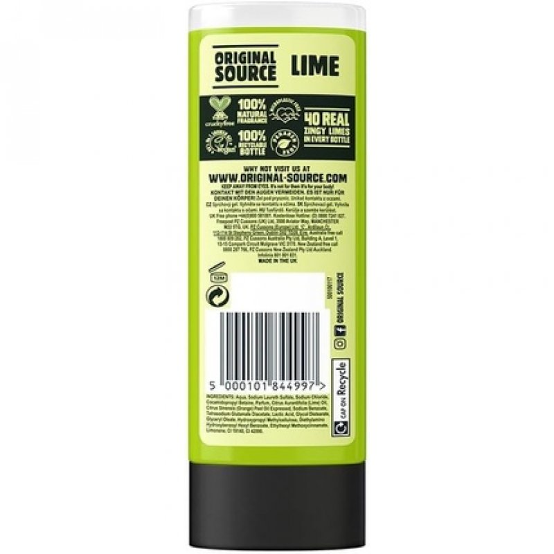 Original Source Zingy Lime Shower Gel 250ml