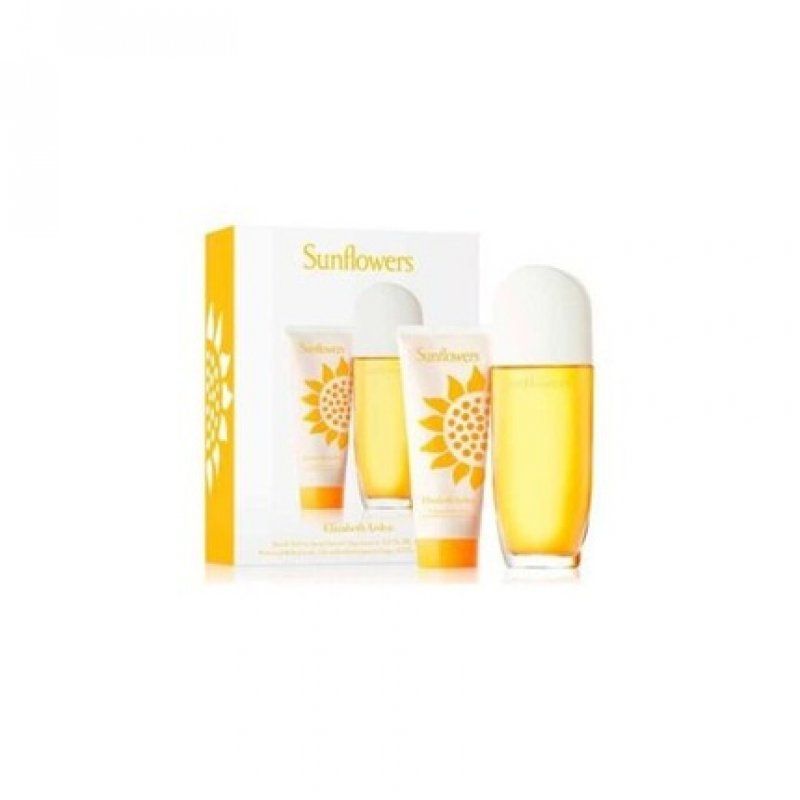 Elizabeth Arden Sunflowers Gift Set 100ml EDT 100ml Body Lotion Women's - New