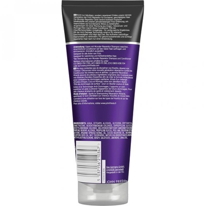 John Frieda Frizz Ease Miracle Repair Conditioner 250ml