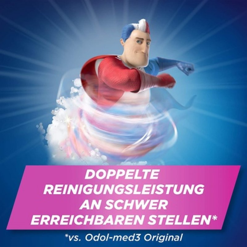 Odol-med3 Extreme Clean Toothpaste Long-Lasting Freshness for Dental Care 75ml