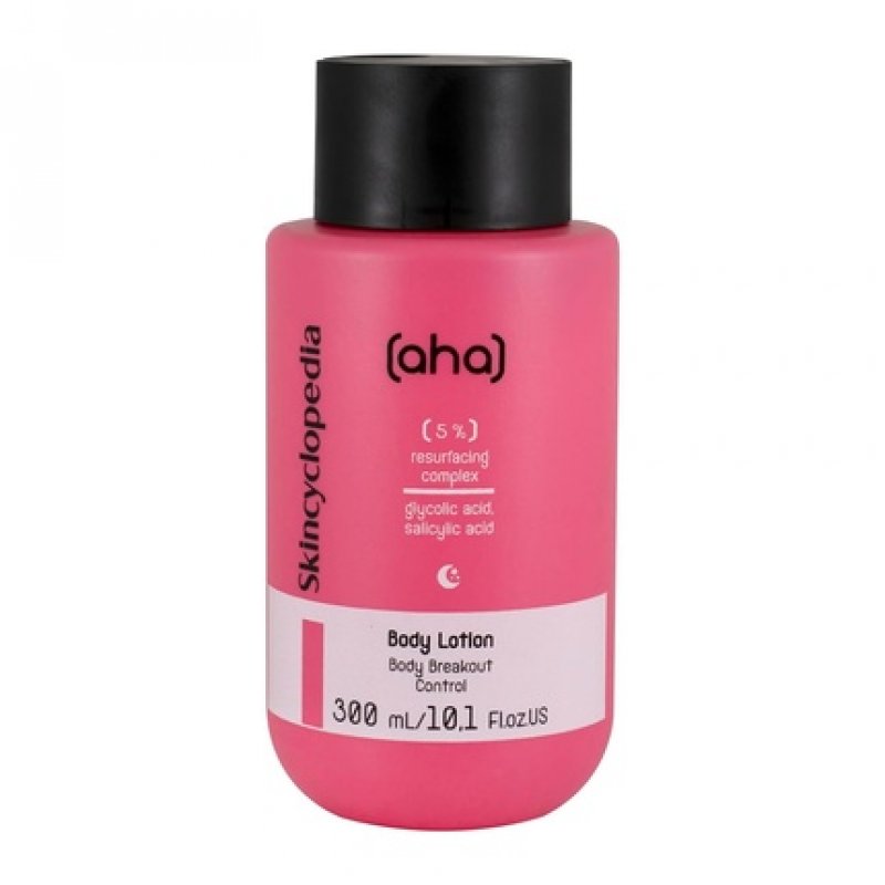 Skincyclopedia AHA, BHA & PHA Body Lotion Moisturizer for Very Dry or Acne-Prone Skin 300ml
