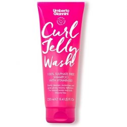 Umberto Giannini Curl Jelly Wash Vegan Cruelty Free Sulphate Free Shampoo for Curly or Wavy Hair 250ml