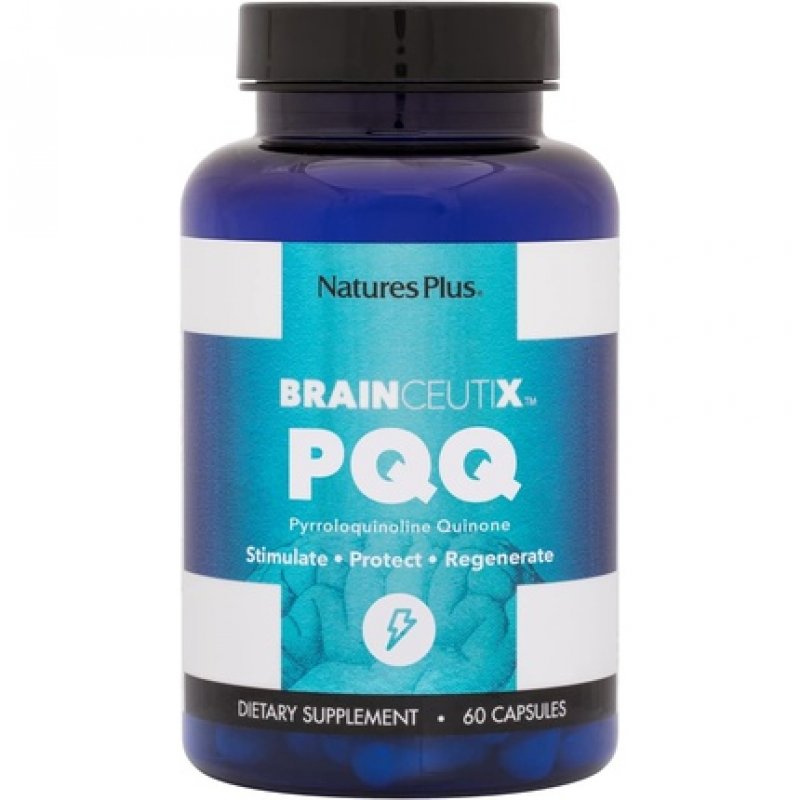 NaturesPlus Brainceutix PQQ Vegan Capsules for Memory Clarity and Brain Power 60 Capsules