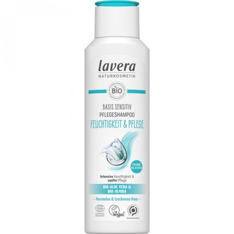 Lavera Basis Sensitive Moisture & Care Shampoo 250ml - Vegan - Natural Cosmetics