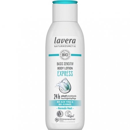 lavera basis sensitiv Express Body Lotion with Organic Aloe Vera and Jojoba Oil 250ml