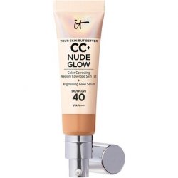 IT Cosmetics Your Skin But Better CC and Nude Glow Lightweight Medium Coverage Foundation and Glow Serum Neutral Tan 1g