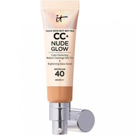 IT Cosmetics Your Skin But Better CC and Nude Glow Lightweight Medium Coverage Foundation and Glow Serum Neutral Tan 1g