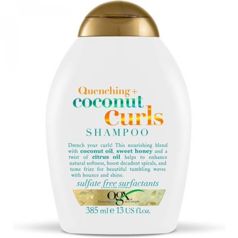 OGX Coconut Shampoo for Curly Hair 385ml Sulfate Free Surfactants