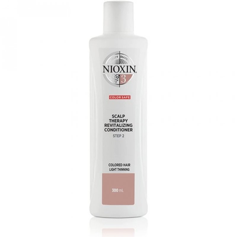 Nioxin 3-Part System 3 Colored Hair with Light Thinning Hair Treatment Scalp Therapy Hair Thickening Treatment