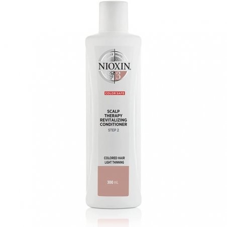 Nioxin 3-Part System 3 Colored Hair with Light Thinning Hair Treatment Scalp Therapy Hair Thickening Treatment