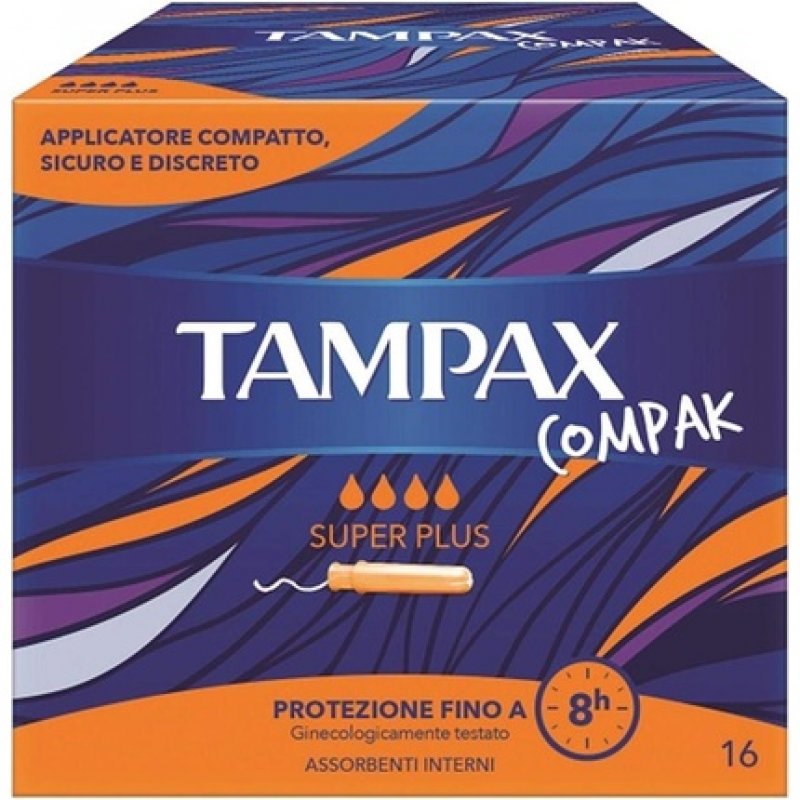 Tampax Compak Super Plus White