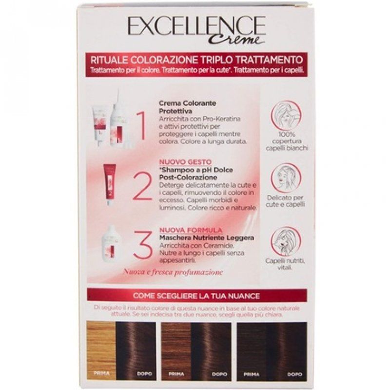 L'Oréal Paris Excellence Cream Hair Dye Chestnut Dark N3