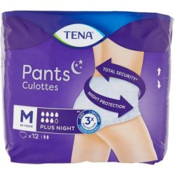 Tena Plus Night Incontinence Pads Size M 12 Count - Pack of 12