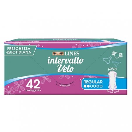 Linien Anatomical Intervall Sanitary Pads Fresh Clean 1mm