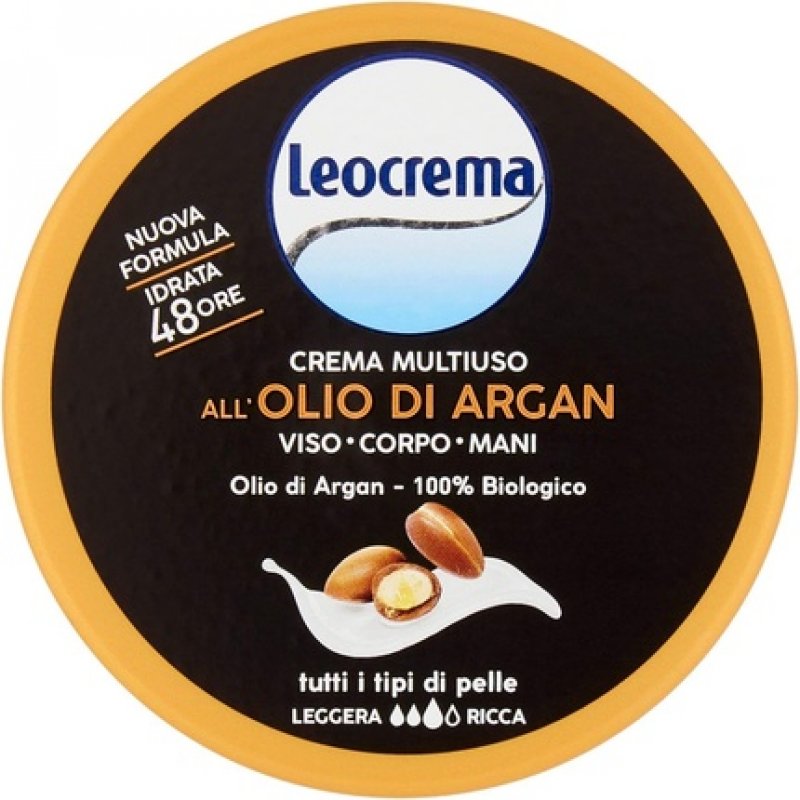 Leocrema Multi-Purpose Cream Face Body Hands with Argan Oil 150ml
