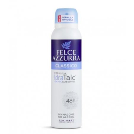 Felce Azzurra Classico Deodorant 150ml Formula Idra Talc 48h