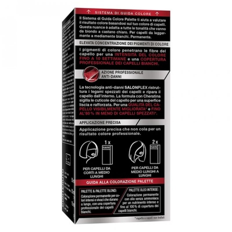 Schwarzkopf Palette Permanent Hair Color 6-8 Dark Blonde