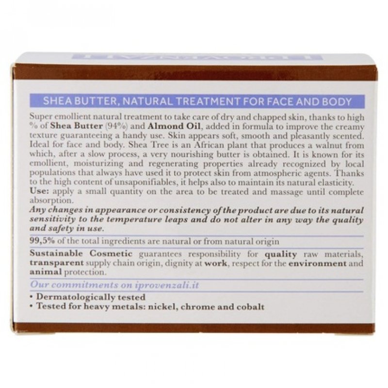 I Provenzali Shea Butter Face and Body 100ml